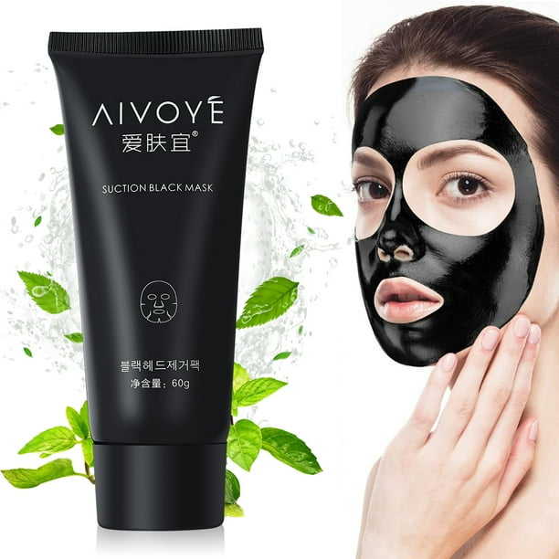 Blackhead Remover Mask Peel Off Facial Mask, Activated Charcoal Face Mask for Deep Cleansing, Pore Purifying Blackhead Mask Black Mask Facial Mask for Nose All Skin Types 60g - Walmart.com