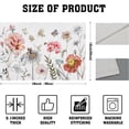 thumbnail image 5 of Watercolor Floral Placemats Set of 4 Spring Flower Placemats Farmhouse Vintage Place Mats Washable Linen Placemats for Party Kitchen Dining Picnic Decorations 12 X 18 Inch, 5 of 6