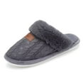 thumbnail image 2 of NineCiFun Women's Scuff Slippers Comfy Memory Foam Slippers Moccasin Style House Shoes with Non-Slip Sole,Dark Grey,Size 5-6, 2 of 7