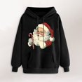 thumbnail image 2 of WILLBEST Sudadera con Capucha para Mujer, Estilo Navideño, con Estampado Navideño, Cuello Redondo y Manga Larga Diseño Holgado E Informal Chica​​, 2 of 3