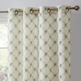 thumbnail image 2 of THD Miranda Floral Decorative Grommet Window Treatment Curtain Drapery Panels - Pair, 2 of 24