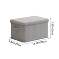 thumbnail image 3 of kcavykas Toy Chests Storage Box Collapsible Sturdy Storage Bins with Lids Extra Large Kids Toy Storage Organizer Boxes Bins Baskets for Kids Boys Girls Playroom Closet Gray Closet Organizer, 3 of 6