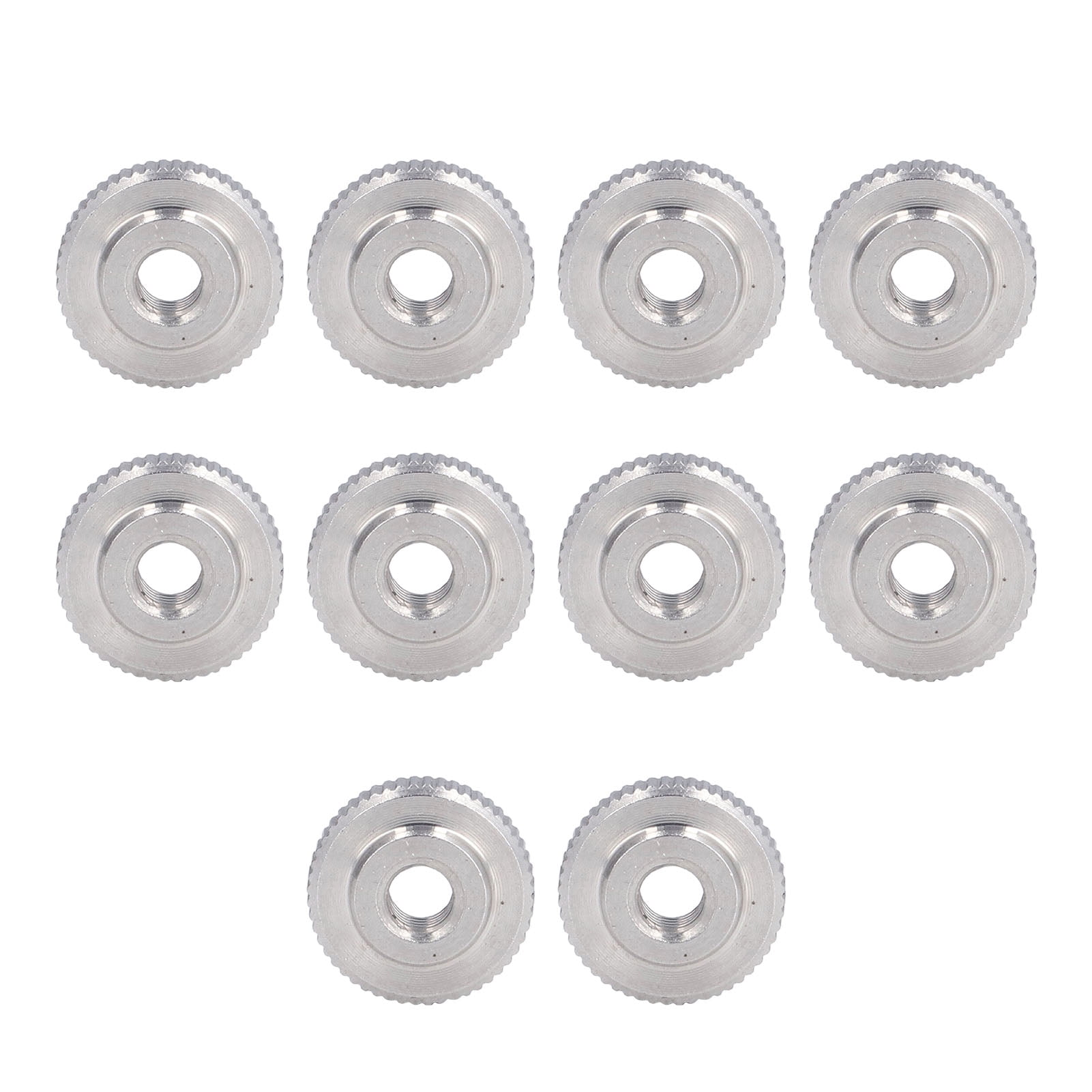 5 Pcs M3 304 Stainless Steel Knurled Thumb Nuts for 3D Printer Heated Bed 