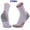 Gray, variant on 3 Pairs Mid-Calf Running Socks for Men & Women, Coolmax Combed Cotton Sweat Wicking Anti-Blister Thick Terry Bottom Socks for Running Cycling Basketball Football Gym Tennis Badminton