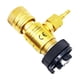 thumbnail image 1 of Adaptador regulador de gas para soldadura oxigenada, ajuste de precisión, adaptador de oxígeno con válvula, regulador de tanque de cobre resistente., 1 of 9