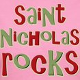 thumbnail image 3 of CafePress - Saint Nicholas Rocks Women's Dark T Shirt - Women's Traditional Fit Dark T-Shirt, 3 of 4