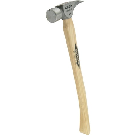 Stiletto TI14SC 14oz. Titanium Smooth Face Hammer with 18" Curved Hickory Handle