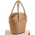thumbnail image 2 of CoCopeaunt Women Straw Bags Purse Summer Beach Tote Bag Handmade Woven Shoulder Handbag, 2 of 5