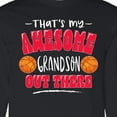 thumbnail image 4 of Inktastic That's My Awesome Grandson out There with Basketballs Long Sleeve T-Shirt, 4 of 5