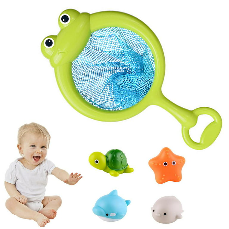 Famure Bath Toys for Toddlers Age 2-4 Bathtub Toys Fishing Net Colorful Sea  Animal ToysBath Toy for Toddlers Kids Infants Girls Boys amazing 