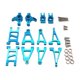 thumbnail image 3 of Repuestos para coche RC 1:14 para 14301, 14302 y 14303, accesorio para copa de dirección delantera y trasera Azul, 3 of 9