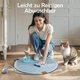 thumbnail image 5 of Rascador para Gatos, 50 cm, sisal Mejorada y ampliada, Alfombra para rascar Gato con Bola de algodón, Juguete y diseño de Orejas de Gato, Alfombra para rascar Gatos (Azul), 5 of 7