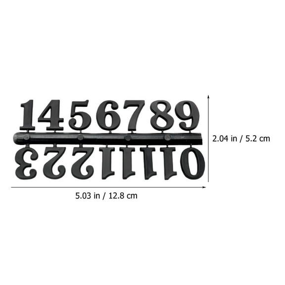 2 Sets Clock Numerals Kit DIY Digital Clock Numbers Clock Arabic Number Clock Roman Number