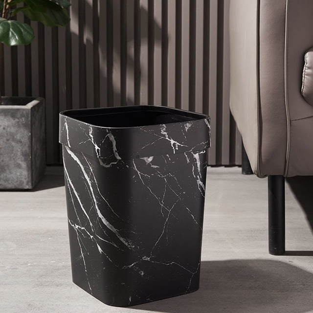 unbranded De Residuos De Mármol Negro Compacto Para Habitación Con Material Duradero Y Base Firme