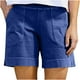 thumbnail image 2 of Pantalones cortos de verano para mujer, informales, cómodos, con cordón, cintura elástica, ligeros y bolsillos., 2 of 6