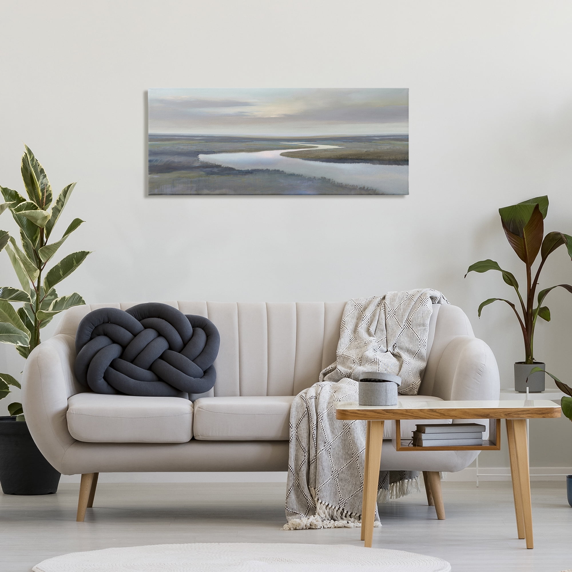 Stupell Industries Foggy Riverbend Atmosphere Canvas Wall Art, design by Christy McKee