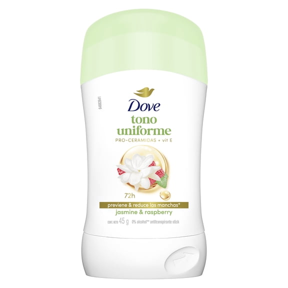 Antitranspirante Dove Tono Uniforme Barra Raspberry & Jazmin 45 g