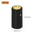 thumbnail image 2 of Uxcell 100 Pack Heat Shrink Wrap Sleeves with Tear Tab Wine Shrink Cap, 30x60mm, 2 of 5