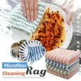 thumbnail image 2 of CAROOTU Microfiber Cleaning Rag Reusable Streak Free Cleaning Rag Cleaning Cloths for Household Cleaning New, 2 of 7