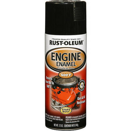 Rust-Oleum 248932 Automotive 12-Ounce 500 Degree Engine Enamel Spray Paint, Gloss (Best Way To Paint Engine Block)