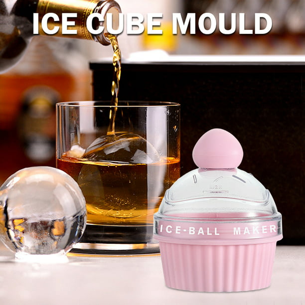 1pc Creative Light Bulb Shaped Ice Ball Maker, Whiskey Ice Mold