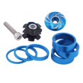 thumbnail image 1 of Espaciador de auriculares de bicicleta Sunnimix con junta de tapa Azul, 1 of 7