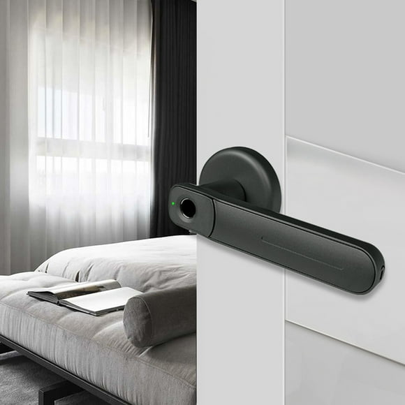 TopLLC Indoor Ball Lock Smart Lock Home Security Door Fingerprint Lock Office Apartment Electronic Password Lock Open