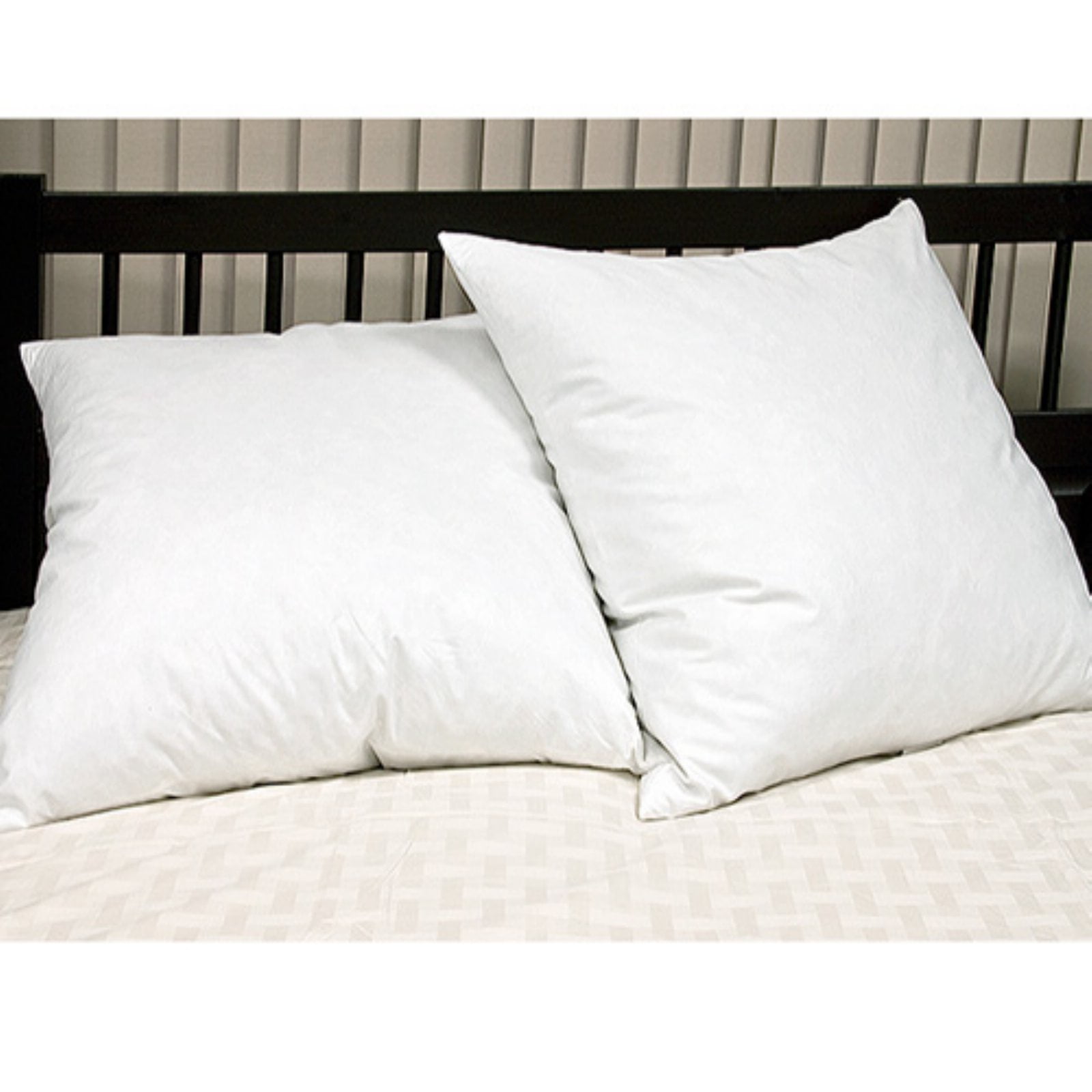 Euro Square Feather Pillow - Set of 2 - Walmart.com