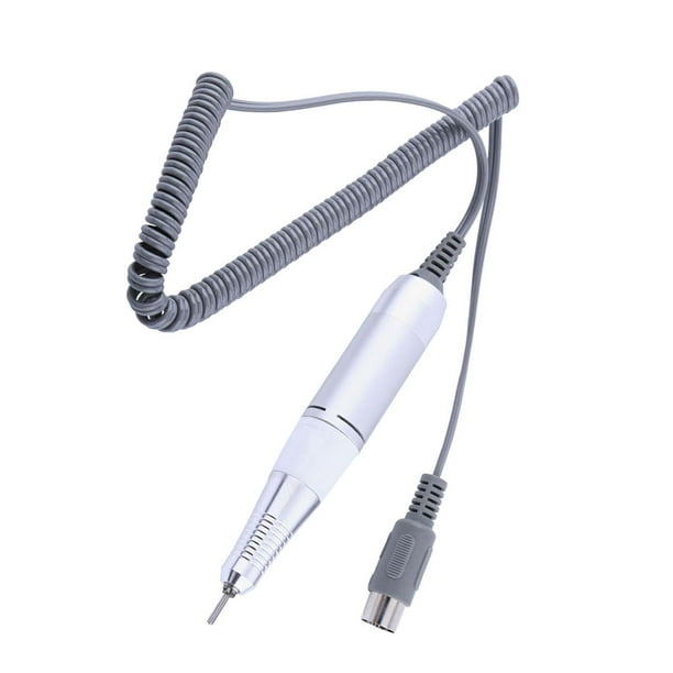 Taladro Eléctrico Para Manicura Y Pedicura, Bolígrafo De Repuesto, Amoladora De Uñas, Pieza De Mano Para Profesionales, Color Plateado