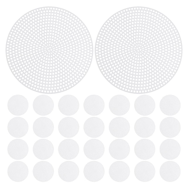 FUTUREORYY 30Ud De Malla Plástica Circular Para Crochet Y Bordado Manualidades