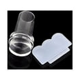 thumbnail image 5 of UDIYO 2Pcs Clear Stamper Scraper Mini DIY Nail Art Image Plate Transfer Manicure Tool, 5 of 7