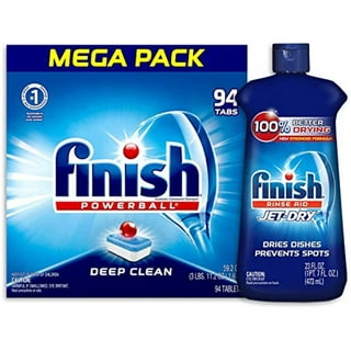 Finish Jet-Dry Rinse Aid, Dishwasher Rinse Agent and Drying Agent, 16oz