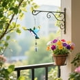thumbnail image 2 of hulanddfd 9.84in Hummingbird Suncatchers, Garden Small Wind Chime Metal Hanging Bells Decorations for Yard Garden Home and Outdoor Gift for Women, 2 of 6