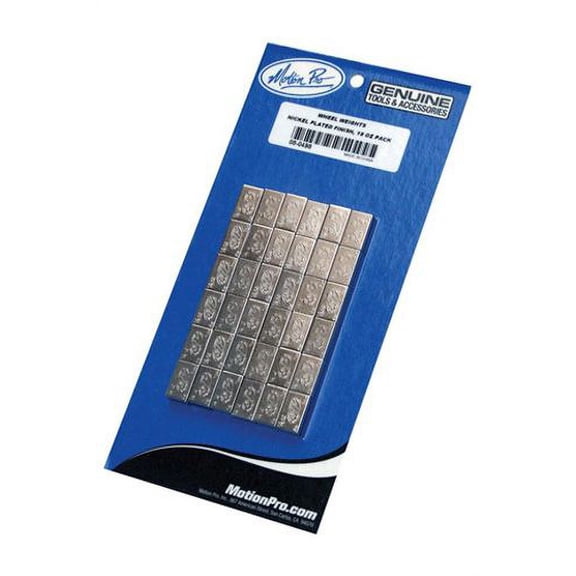 Motion Pro - 08-0498 - Steel Wheel Weights, 18oz. - Nickel