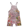 thumbnail image 6 of Nrmvnmi Girls Summer Sleeveless Casual Romper Spaghetti Strap Shorts Jumpsuit With Pockets, 6 of 6