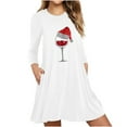 thumbnail image 2 of Leesechin Clearance Women's Sleepwear Set Homewear Loungewear Pocket Printing Sleeveless Casual Nightdress Dresses, 2 of 5