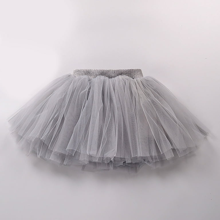 Zanarzt Girls Layered Tulle Skirt Toddler Girl Tutu Skirt Colorful