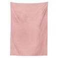 thumbnail image 3 of Ambesonne Pink Polka Dots Tablecloth Rectangular Table Cover, Motifs with Shapes, 52"x70", Pale Pink and White, 3 of 4