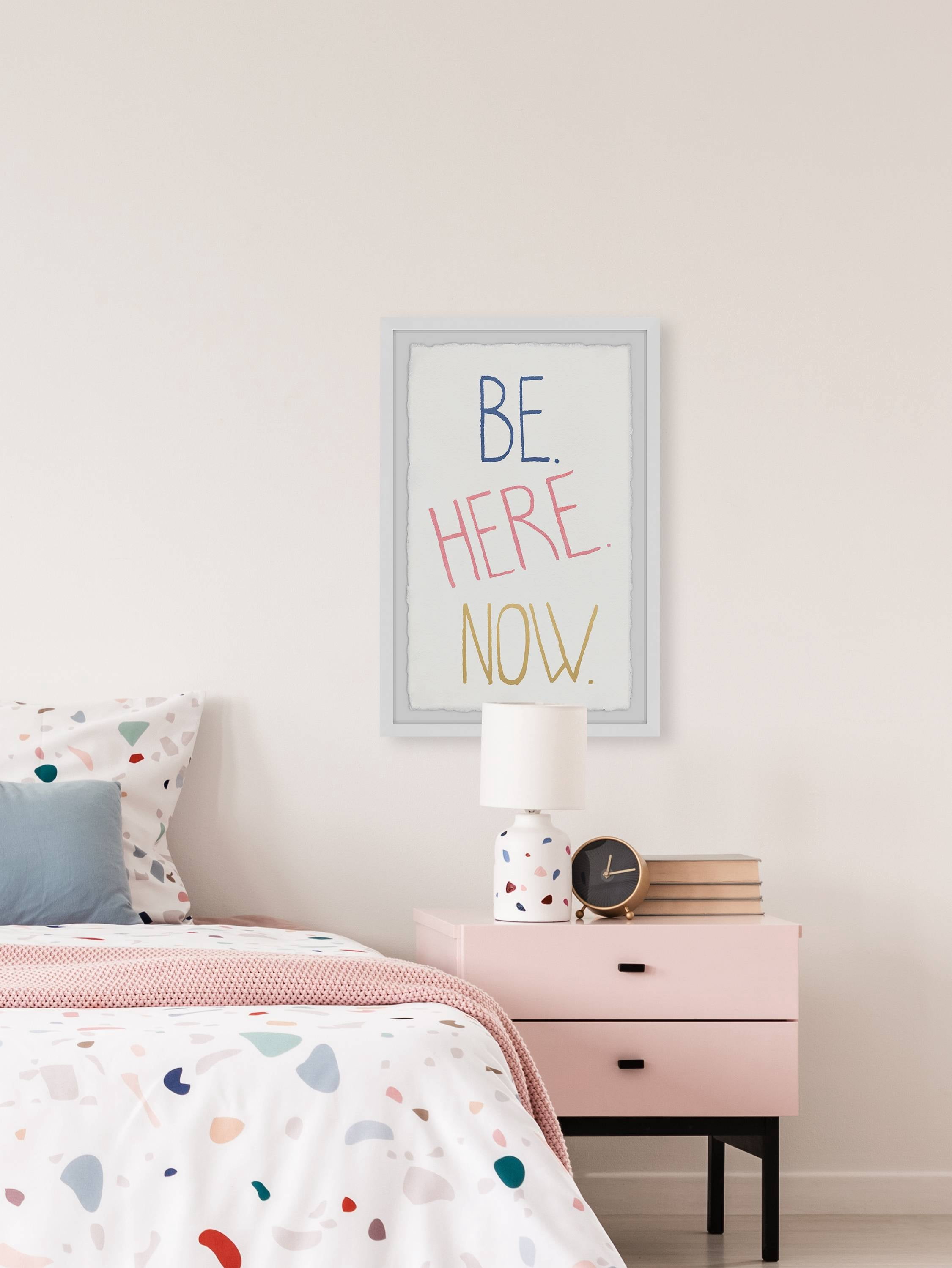 Marmont Hill Be Here Now IV Framed Wall Art