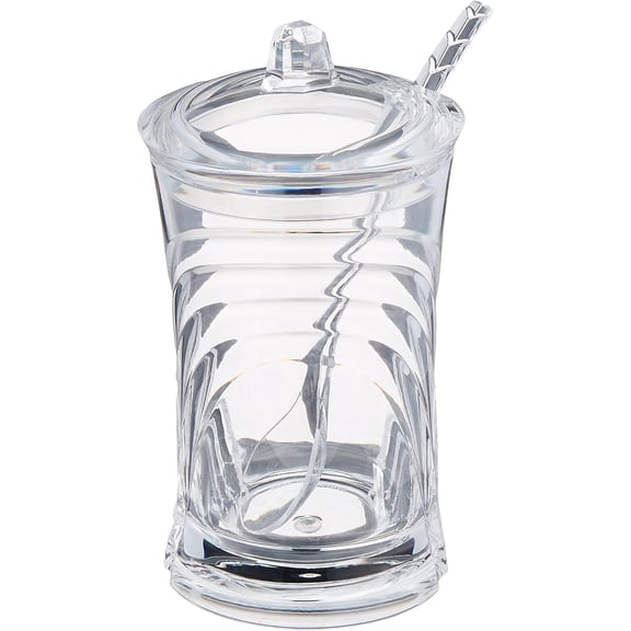 Prodyne HWPD72SJ Sugar Please Acrylic Sugar Jar With Spoon