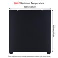 thumbnail image 2 of ZOUSSIQI Double-Sided Build Plate, PET Carbon Fiber + PEI Spray-Textured Spring Steel 310x315mm Without Soft Magnetic Base, Printing Hot Bed Platform with Grooves for K1 Max 3D CA919-29368, 2 of 9