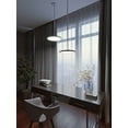 thumbnail image 3 of EGRP24LAJD1BK AFX Edge 24" Round Pendant - 40W 3300 LM 120V-Black Finish, 3 of 6