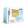 nintendo ds lite limited edition ice blue with brain age: train your brain in minutes a day! and carrying case bundle