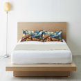 thumbnail image 6 of Yayeee Pillowcase Standard Size Set of 2 Satin Wrinkle Resistant Pillow Case, Starry Pizza, 6 of 8