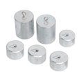 thumbnail image 1 of Lab Weights, Steel Lab Weight Set Portable Professional 6Pcs with Storage Box for Classroom, 1 of 7