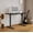 Black, variant on FitStand 48"x24" Electric Standing Desk with Whole-Piece Desktop, Height Adjustable Sit Stand Desk, 88 lbs Capacity, Anti-Collision System, 4 Memory Presets, White