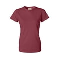 thumbnail image 2 of Comfort Colors - Garment-Dyed Women’s Lightweight T-Shirt - 4200 - Crimson - Size: S, 2 of 3