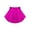 Hot Pink, variant on Aislor Kids Girls Fashion High Waist Solid Color Bronzing High-Low Ruffle Hem Skirt Jazz Hip Hop Dancewear