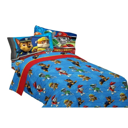 Nick Jr Paw Patrol Ruff Ruff Rescue Sheet Set, Full Bed ...