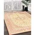 thumbnail image 3 of Ahgly Company Machine Washable Indoor Rectangle Traditional Sand Brown Area Rugs, 3' x 5', 3 of 7